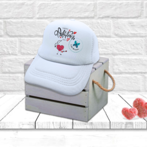 "Happy Valentine's Day" - Cap (white)