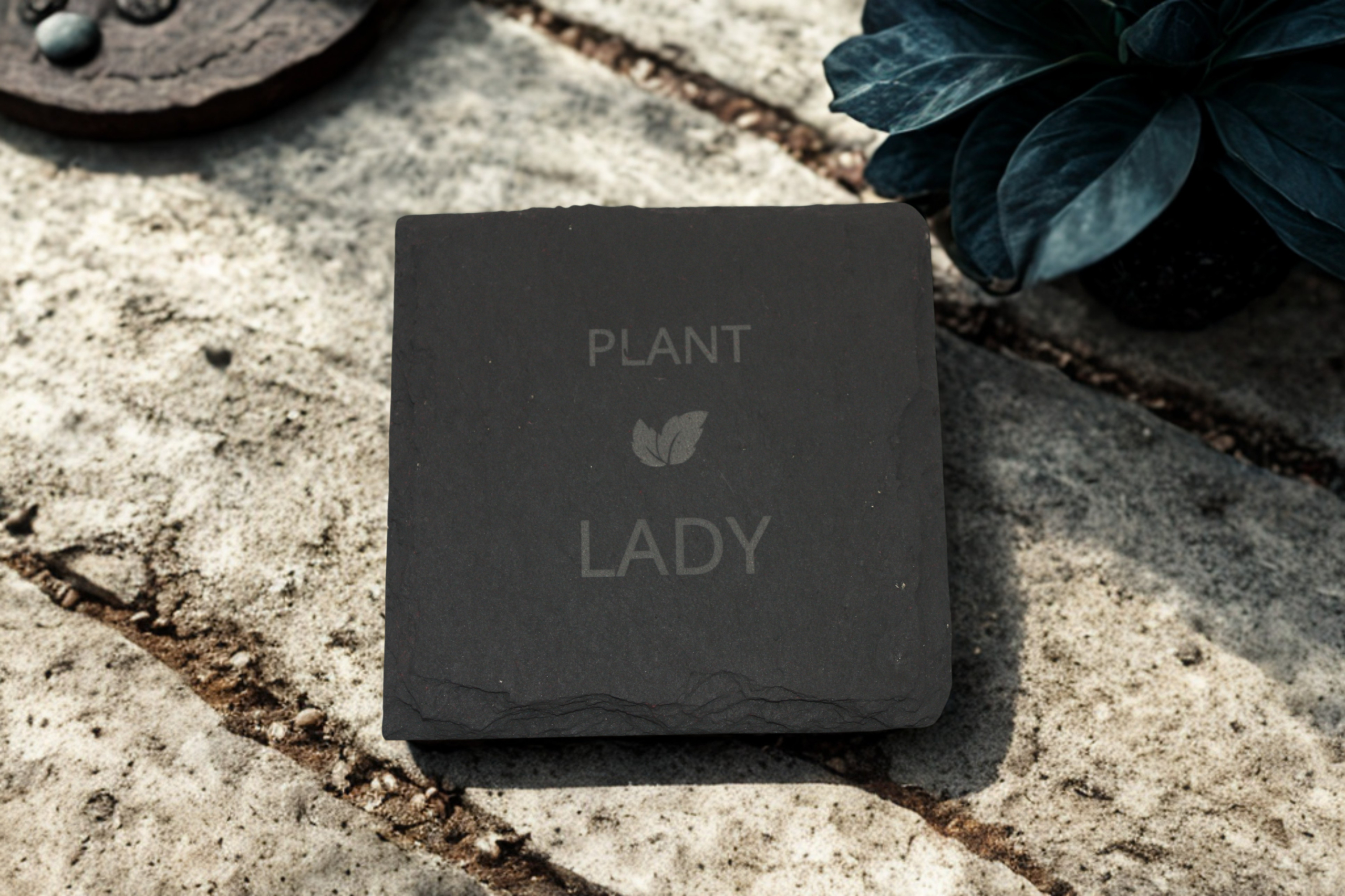 Engraved Slate Coasters Set of 4 - Gardener - Image 5