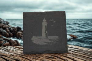 Lighthouse - Slate Coaster